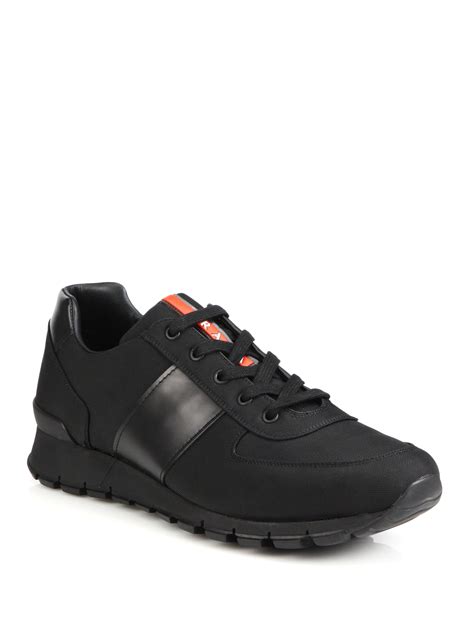 womens prada runner trainers|prada sneakers for women black.